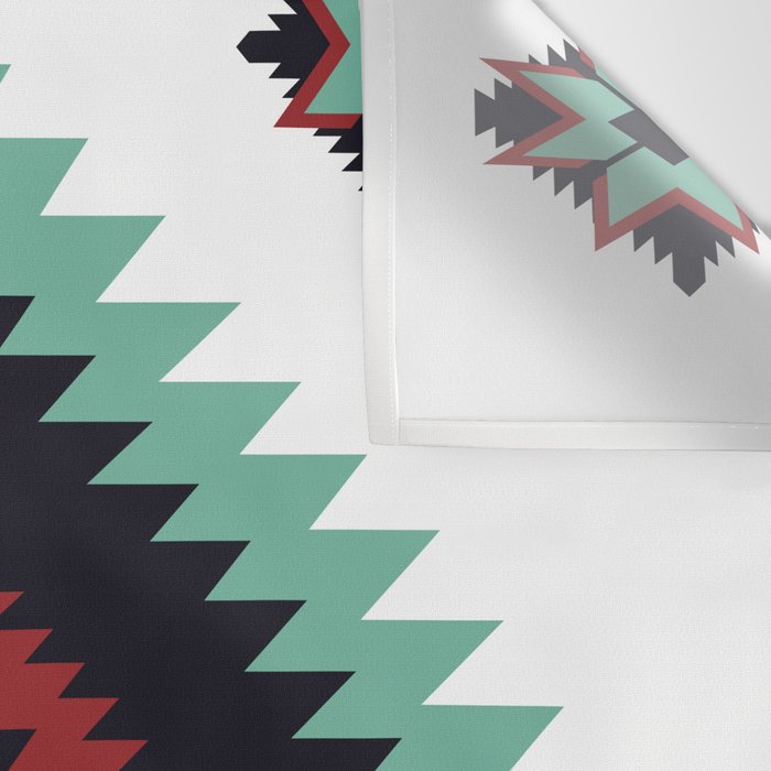 Southwest Santa Fe Geometric Tribal Indian Pattern Wall Tapestry Gallery Image 3