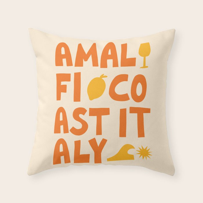 Amalfi Coast, Italy: Going Places Throw Pillow Gallery Image 6