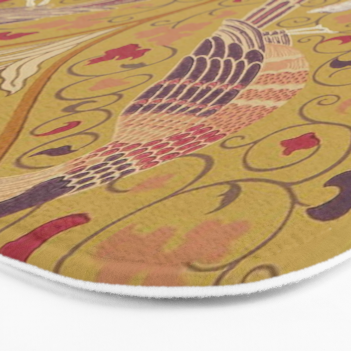 William Morris Seasons by May Melsetter  Saffron Gold Bath Mat Gallery Image 3