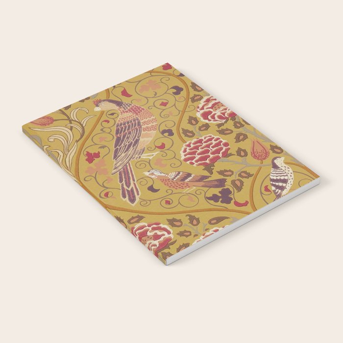 William Morris Seasons by May Melsetter  Saffron Gold Notebook Gallery Image 2