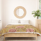William Morris Seasons by May Melsetter  Saffron Gold Duvet Cover Gallery Image 3