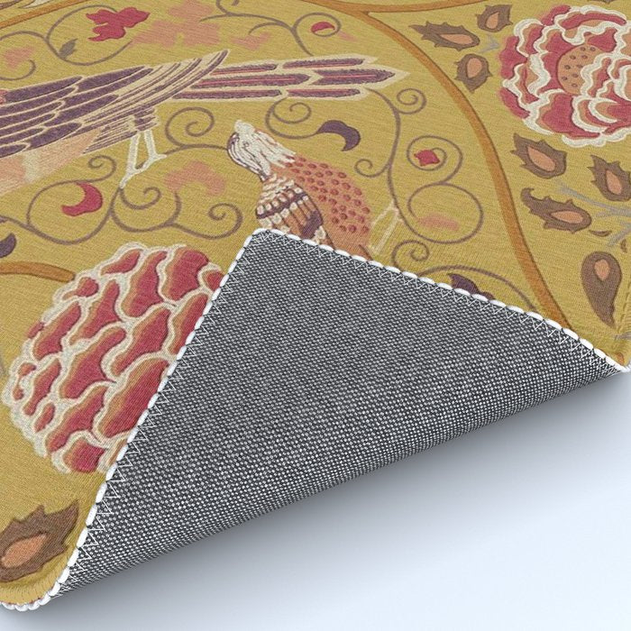 William Morris Seasons by May Melsetter  Saffron Gold Rug Gallery Image 4