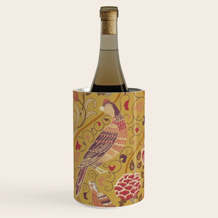 William Morris Seasons by May Melsetter  Saffron Gold Wine Chiller Gallery Image 3