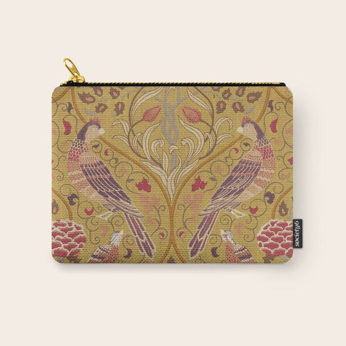William Morris Seasons by May Melsetter  Saffron Gold Carry All Pouch Gallery Image 1