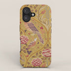 William Morris Seasons by May Melsetter  Saffron Gold iPhone Case Gallery Image 1
