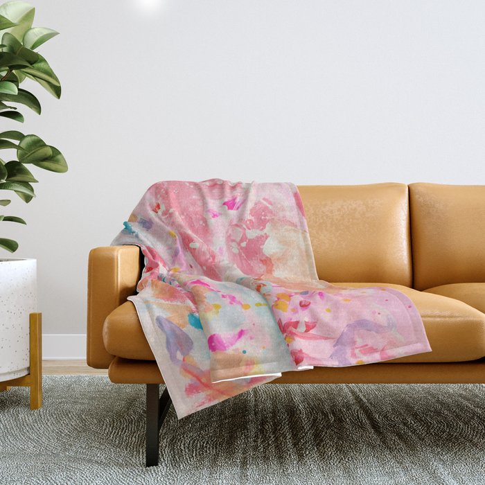 sky music Throw Blanket Gallery Image 1