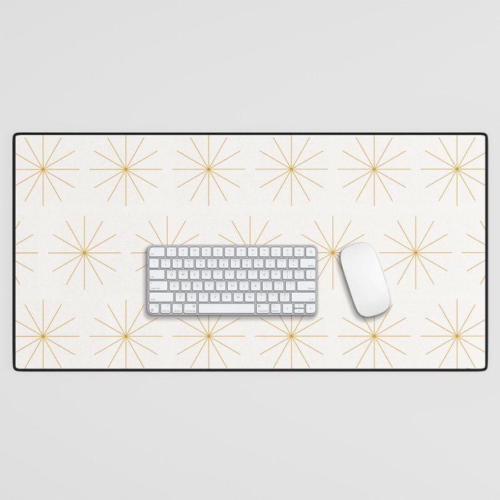 Minimalist Starburst Pattern XIX Desk Mat Gallery Image 1
