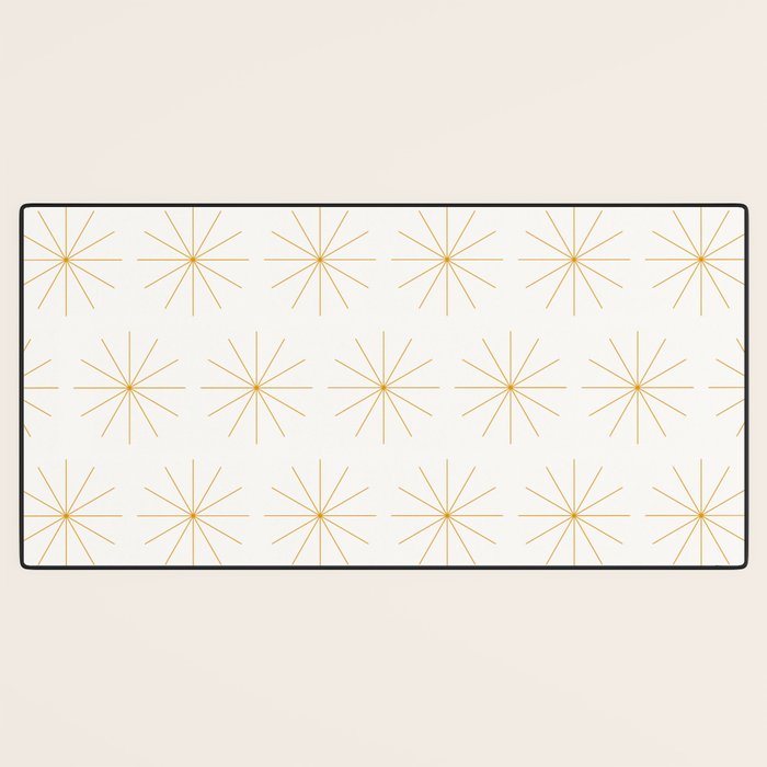 Minimalist Starburst Pattern XIX Desk Mat Gallery Image 3