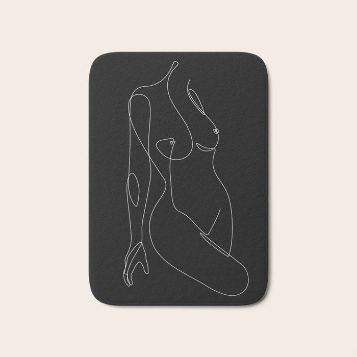 Single Nude Night Bath Mat Gallery Image 1