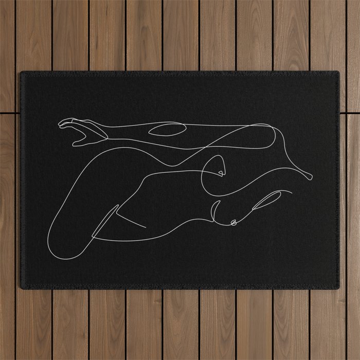Single Nude Night Outdoor Rug Gallery Image 1