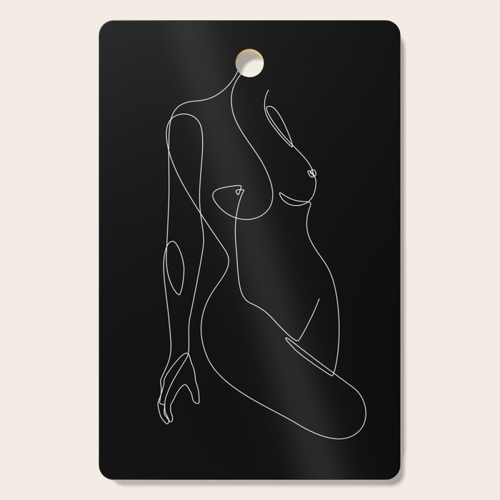 Single Nude Night Cutting Board Gallery Image 1