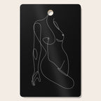 Single Nude Night Cutting Board Gallery Image 1
