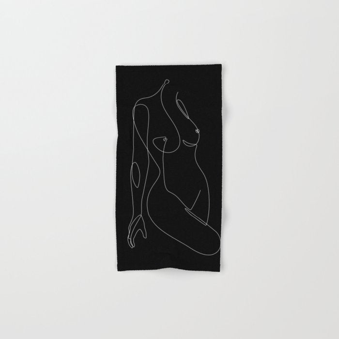 Single Nude Night Bath Towel Gallery Image 1