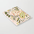Butterfly Symmetry - Blush & Lime Notebook Gallery Image 3