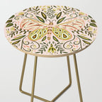 Butterfly Symmetry - Blush & Lime Side Table Gallery Image 2