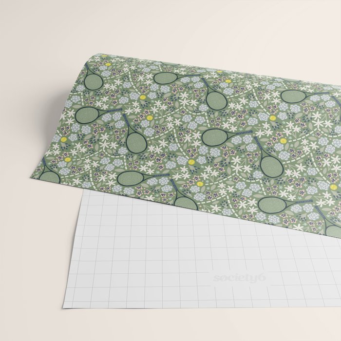 Tennis in the Garden Wrapping Paper Gallery Image 2
