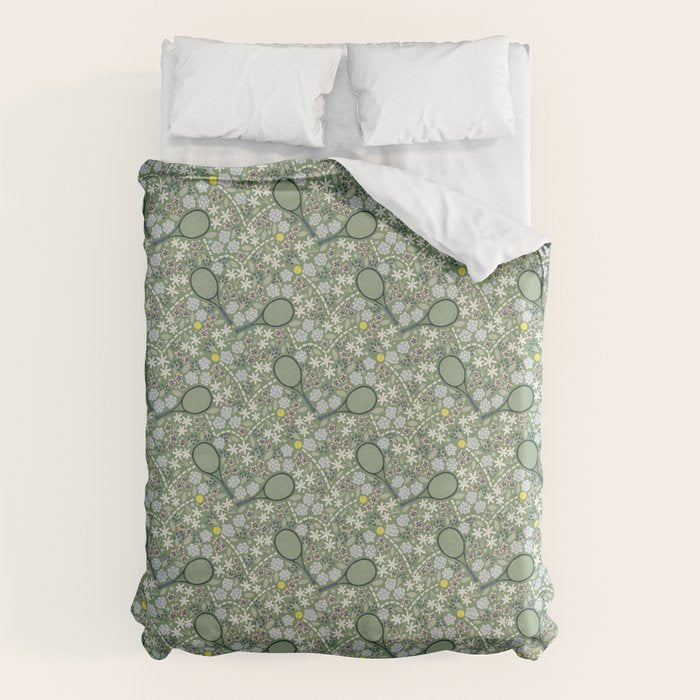 Tennis in the Garden Duvet Cover Gallery Image 6