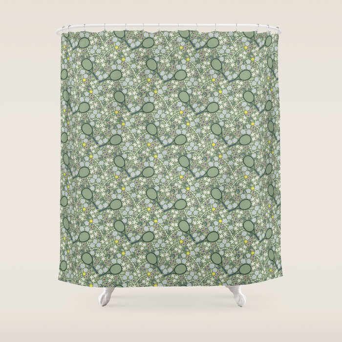 Tennis in the Garden Shower Curtain Gallery Image 1