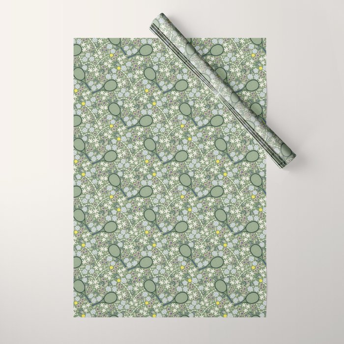 Tennis in the Garden Wrapping Paper Gallery Image 1