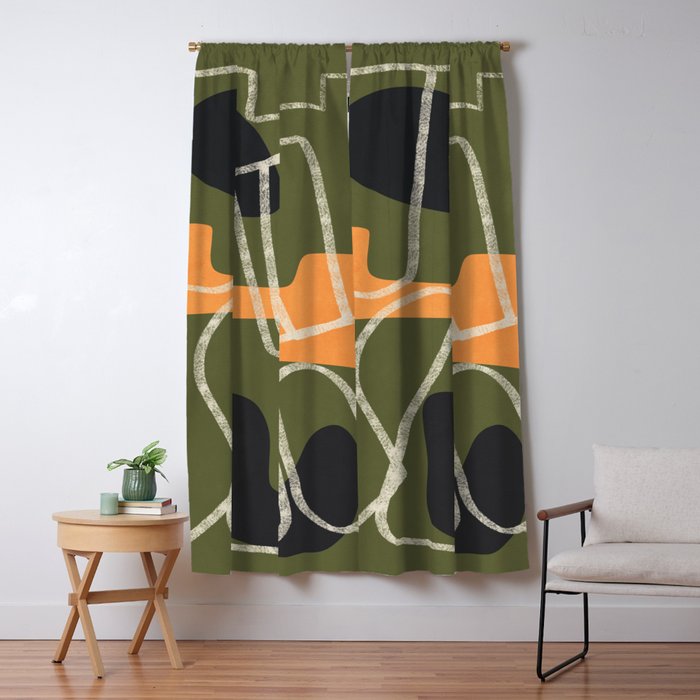 Organic Minimalist Layers 9 Window Curtain Gallery Image 1
