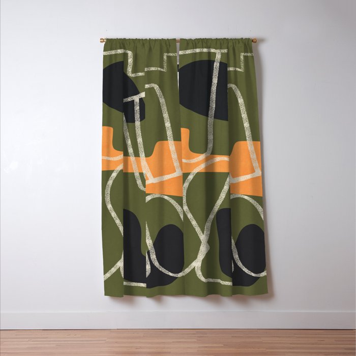 Organic Minimalist Layers 9 Window Curtain Gallery Image 3