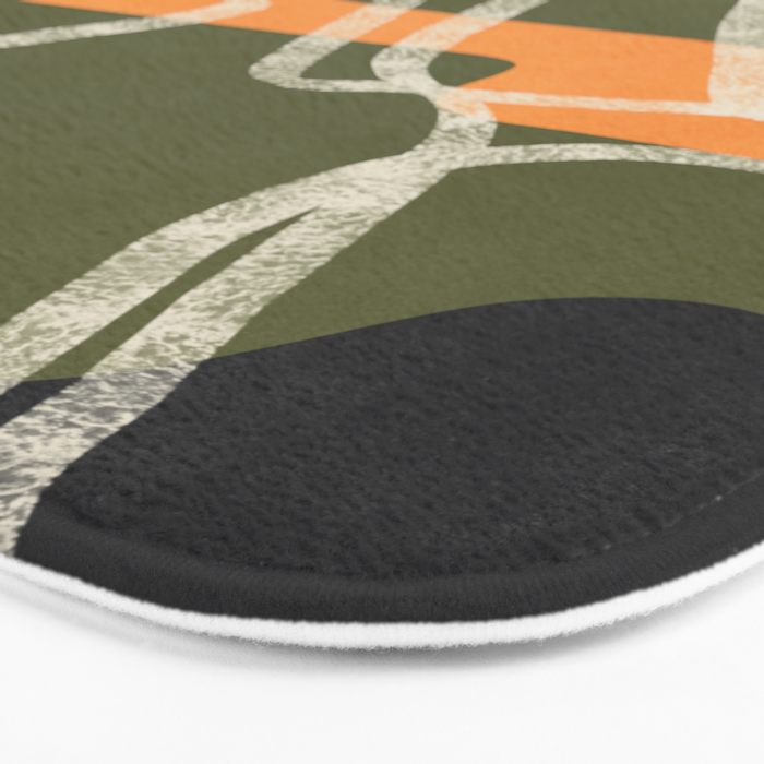 Organic Minimalist Layers 9 Bath Mat Gallery Image 3
