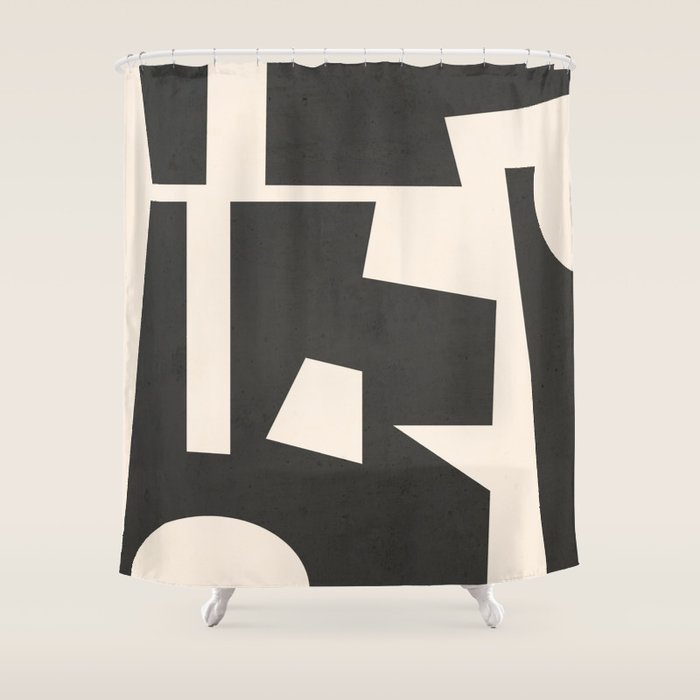 Minimal Abstract Art 31 Shower Curtain Gallery Image 1