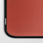 Tomato Red Solid Color Laptop Sleeve Gallery Image 3