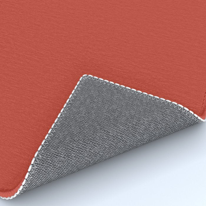 Tomato Red Solid Color Rug Gallery Image 4