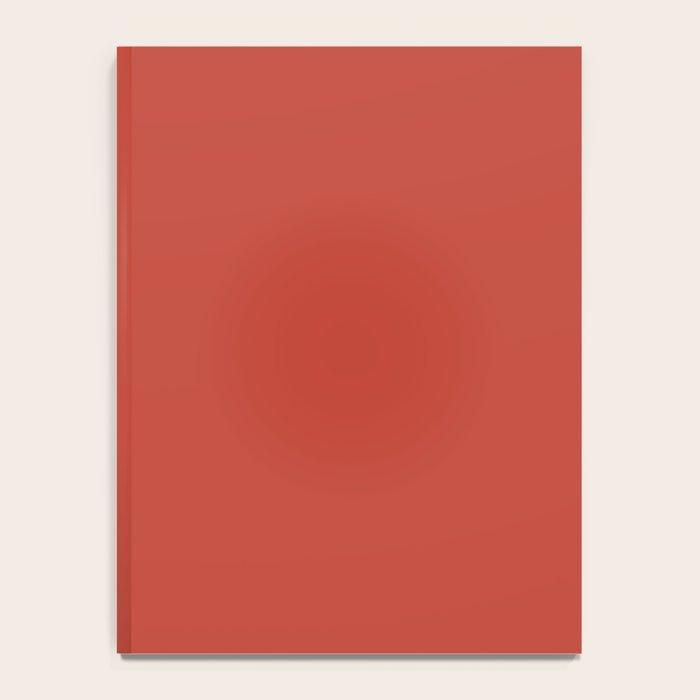 Tomato Red Solid Color Notebook Gallery Image 4