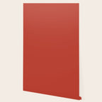 Tomato Red Solid Color Wallpaper Gallery Image 2