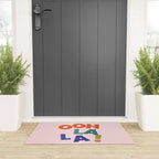 OOH LA LA! colorful french typography Welcome Mat Gallery Image 3