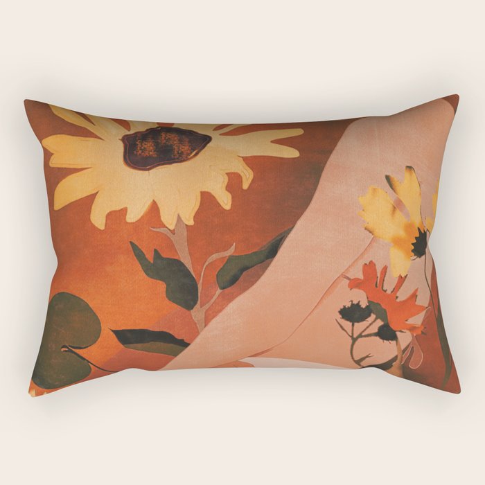 Sunflowers Rectangular Pillow Gallery Image 2