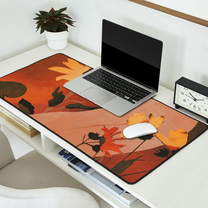 Sunflowers Desk Mat Gallery Image 2
