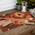 Sunflowers Outdoor Rug Gallery Image 2