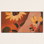 Sunflowers Desk Mat Gallery Image 3