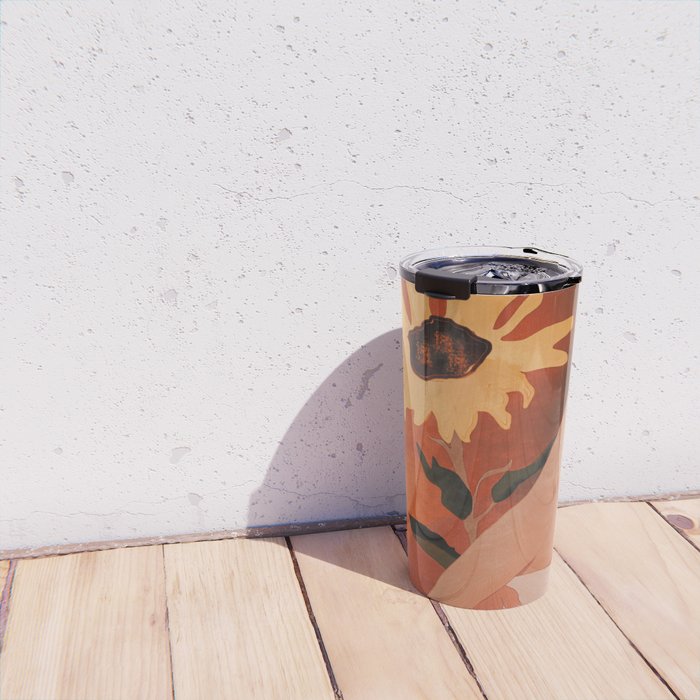 Sunflowers Travel Mug Gallery Image 4