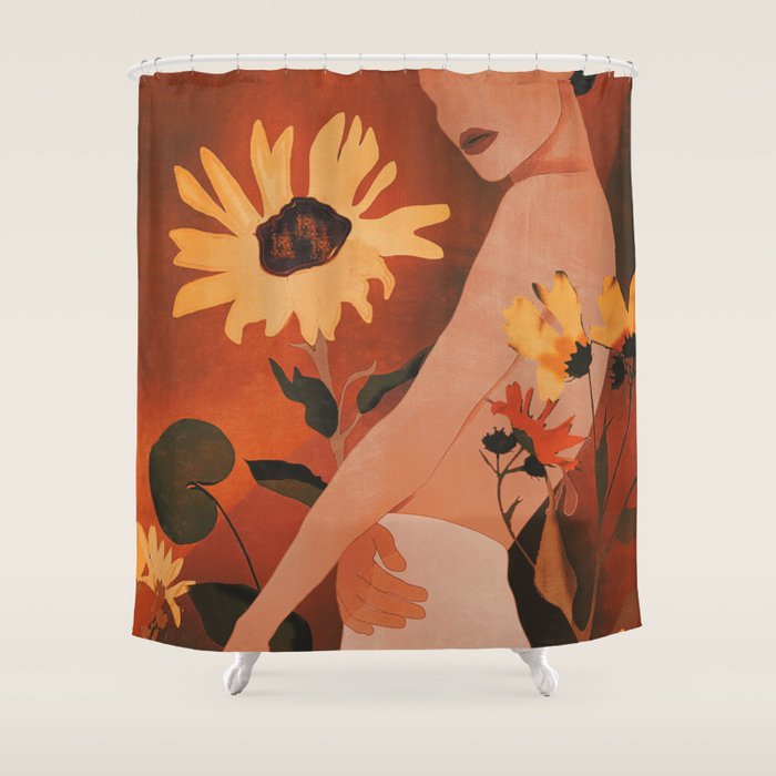 Sunflowers Shower Curtain Gallery Image 1
