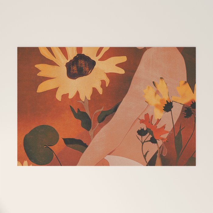 Sunflowers Welcome Mat Gallery Image 1