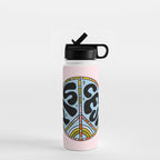 Pisces Peace Sign Water Bottle Gallery Image 1