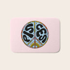 Pisces Peace Sign Bath Mat Gallery Image 1