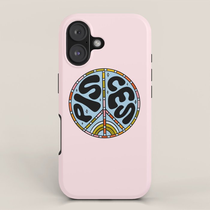 Pisces Peace Sign iPhone Case Gallery Image 1