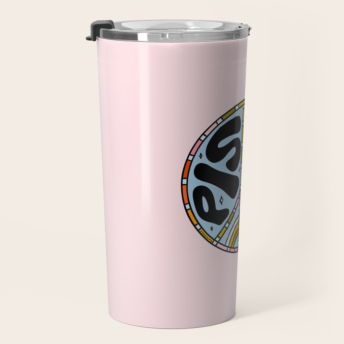 Pisces Peace Sign Travel Mug Gallery Image 3