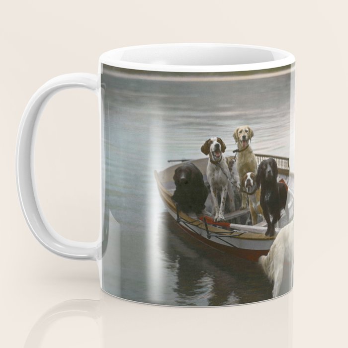 Dogs on a boat II color canine photograph portrait - photographs - photography Coffee Mug Gallery Image 3