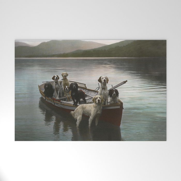 Dogs on a boat II color canine photograph portrait - photographs - photography Welcome Mat Gallery Image 1