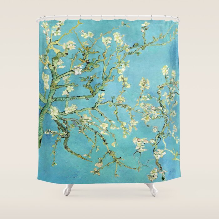 Vincent Van Gogh Almond Blossoms Shower Curtain Gallery Image 1