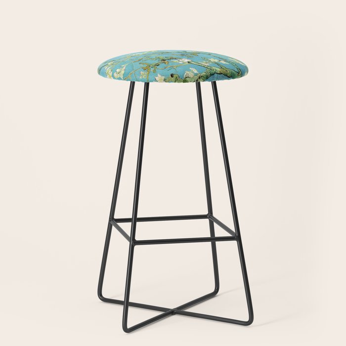 Vincent Van Gogh Almond Blossoms Stool Gallery Image 1