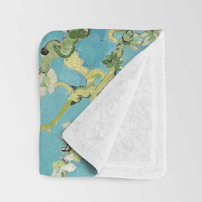 Vincent Van Gogh Almond Blossoms Throw Blanket Gallery Image 3
