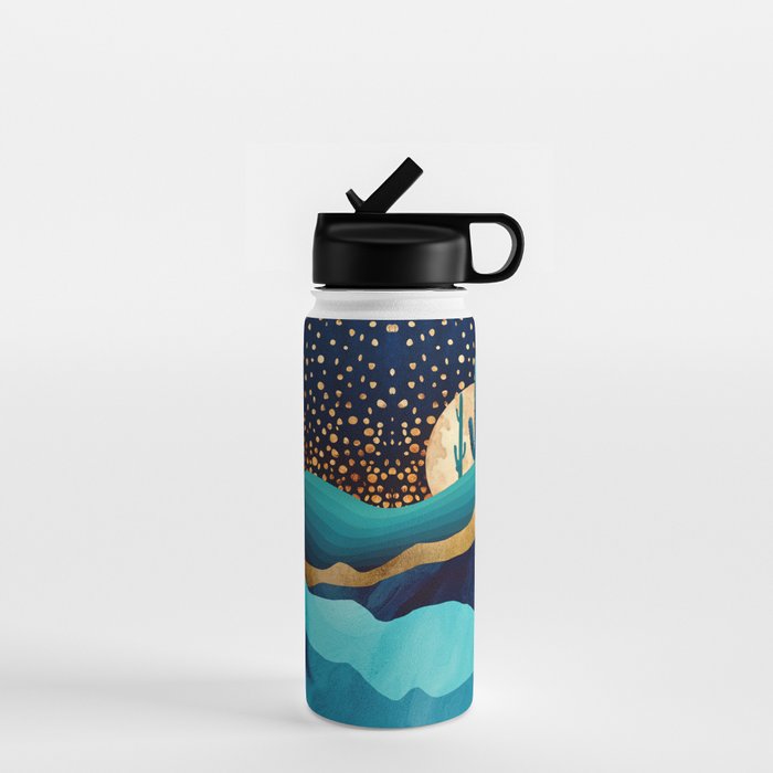 Indigo Desert Night Water Bottle Gallery Image 1