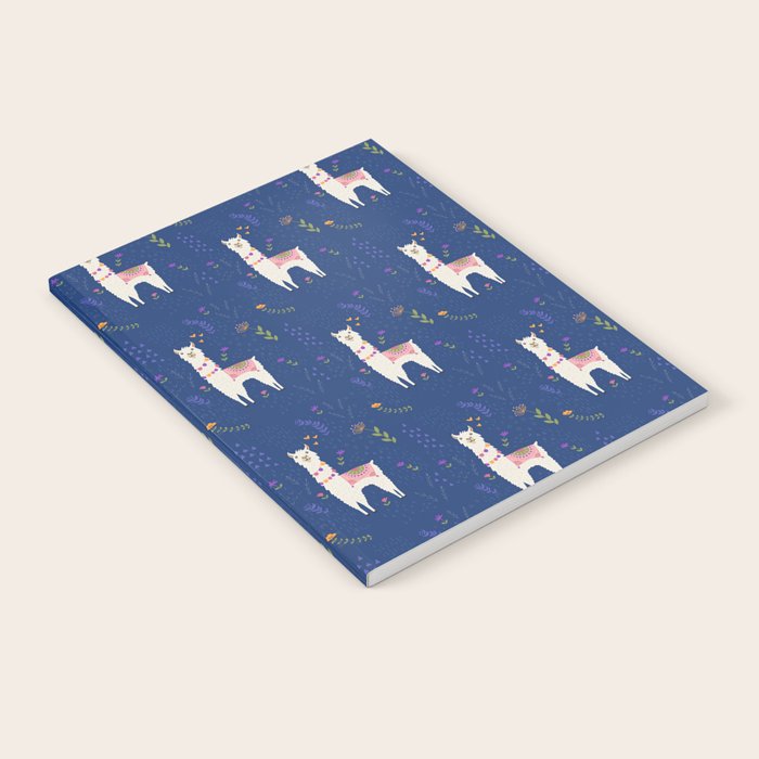 Llama on Blue Notebook Gallery Image 1
